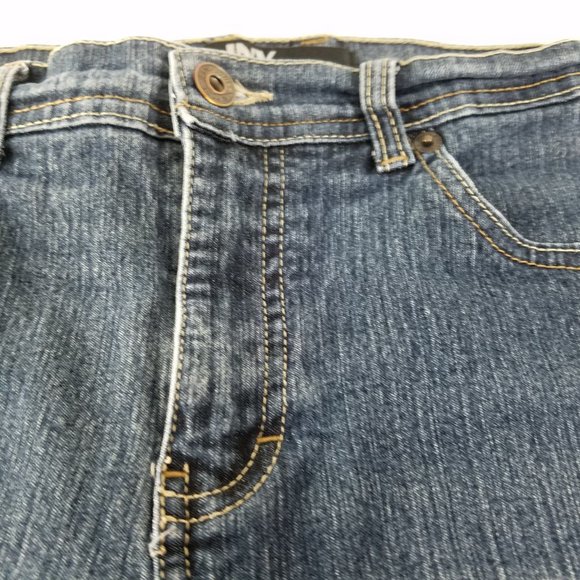 JNY Jeans Womens Size 4 High Rise Skinny Leg Medium Wash‎ Blue Denim W26 x L28.5 - Picture 10 of 13